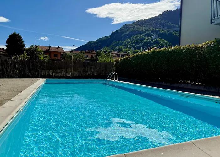 Starlight House - Garden Garage Shared Pool Apartament Lenno